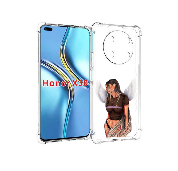 

Чехол MyPads девушка-ангел-с-крыльями женский для Honor X30 / Magic4 Lite 5G, Прозрачный, Tocco