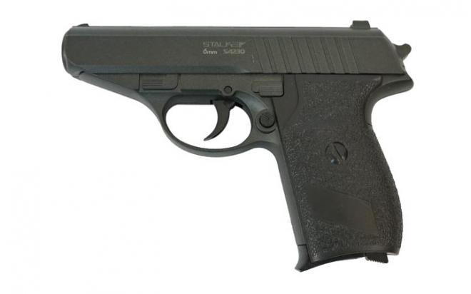 фото Пистолет пневмат. stalker sa230 spring (ан. sigsauer p230), к.6мм, магаз. 8шар, до 80м/с