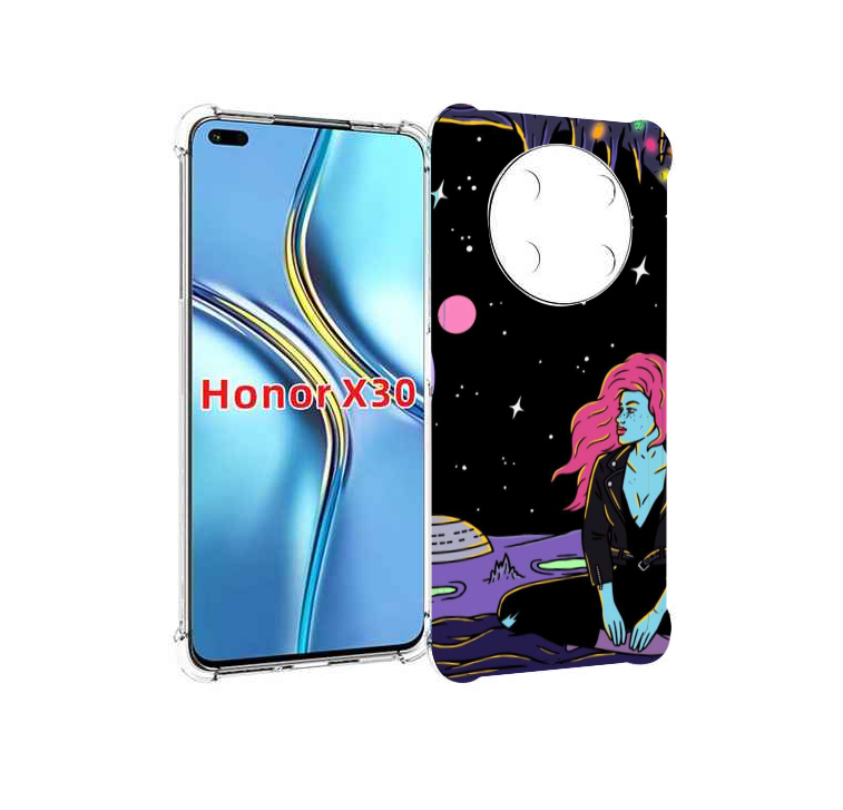 

Чехол MyPads девушка с красными волосами в космосе женский для Honor X30 / Magic4 Lite 5G, Прозрачный, Tocco