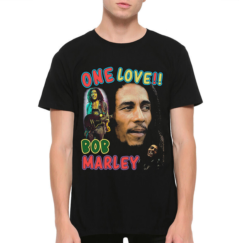 

Футболка мужская Dream Shirts Боб Марли 10007412 черная 2XL, Боб Марли 10007412