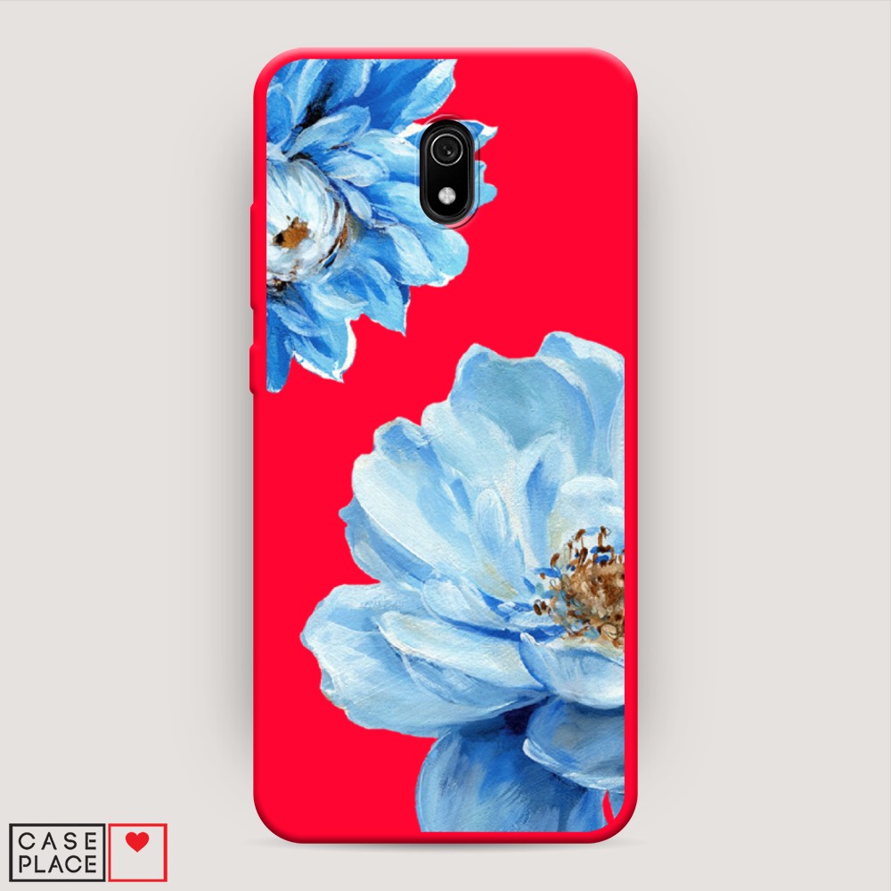

Чехол Awog на Xiaomi Redmi 8A "Голубые клематисы", Разноцветный, 37253-1