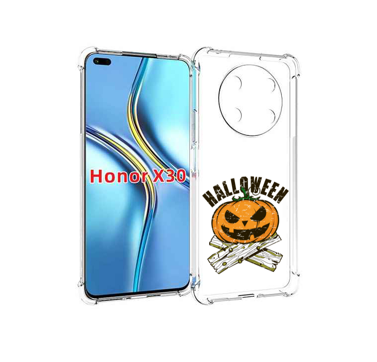

Чехол MyPads Хэллоуин доски тыква для Honor X30 / Magic4 Lite 5G, Прозрачный, Tocco