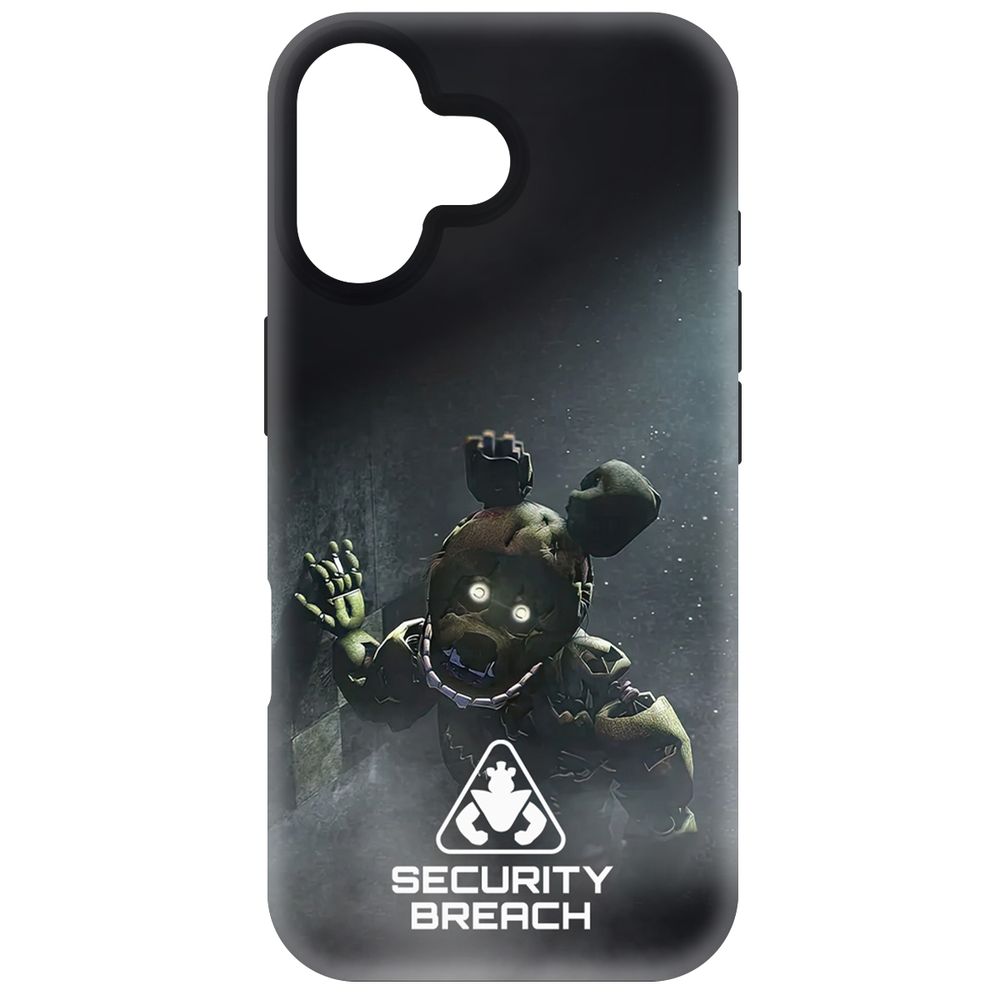 

Чехол-накладка Krutoff Soft Case ФНАФ - Нарушение безопасности для iPhone 16 черный