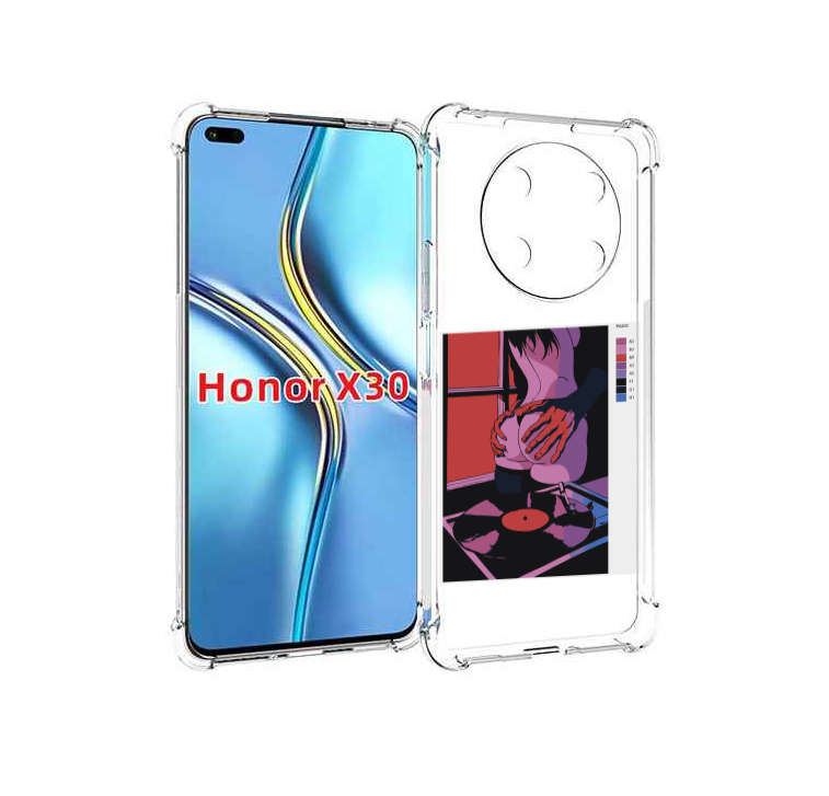 

Чехол MyPads девушка красивая сзади женский для Honor X30 / Magic4 Lite 5G, Прозрачный, Tocco