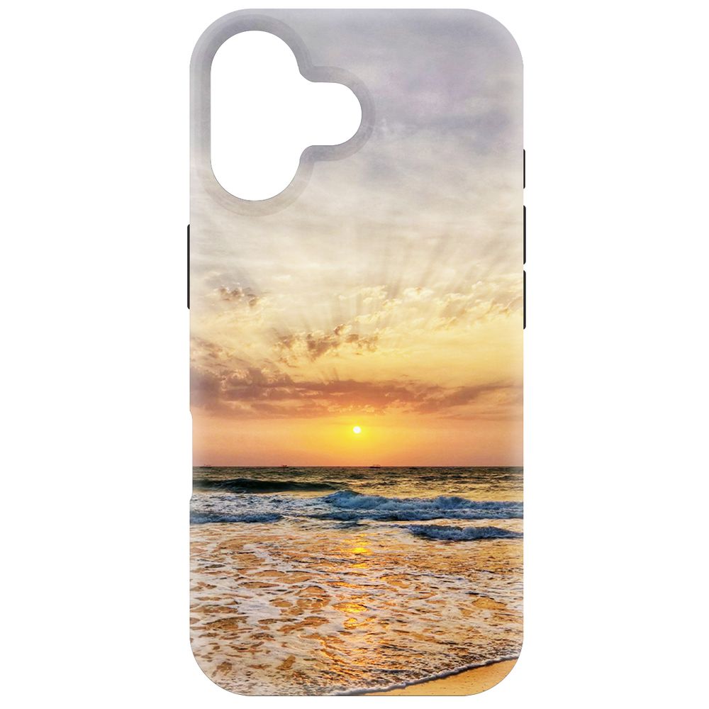 

Чехол-накладка Krutoff Soft Case Индия, Пляжи Гоа для iPhone 16 черный