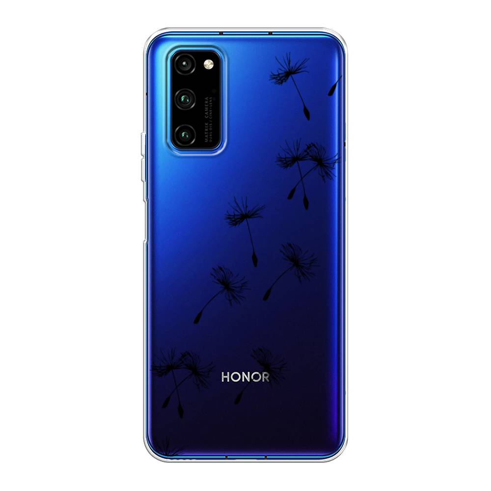 

Чехол Awog на Huawei Honor V30 Pro "Летящие одуванчики", Черный, 611450-8