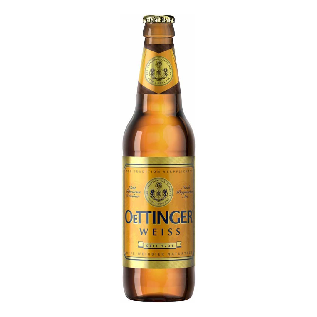 

Пиво OeTTINGER Weiss светлое фильтрованное пастеризованное 4,9% 0,45 л