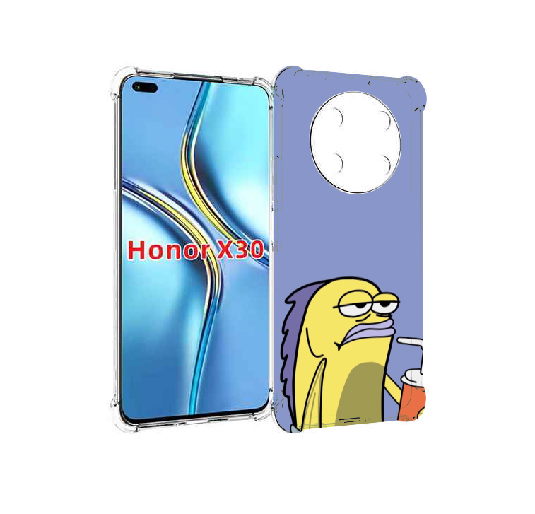 

Чехол MyPads грусная-рыба-из-спанч-боба для Honor X30 / Magic4 Lite 5G, Прозрачный, Tocco