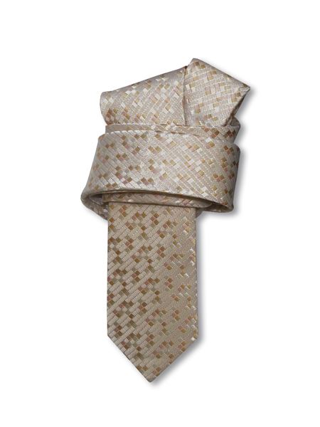 

Галстук мужской Sichuan Fflourish Silk Co., Ltd. DeBrown sl/6, Бежевый, DeBrown sl/6