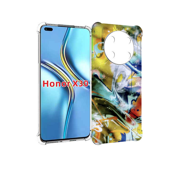 

Чехол MyPads граффити-хаос для Honor X30 / Magic4 Lite 5G, Прозрачный, Tocco