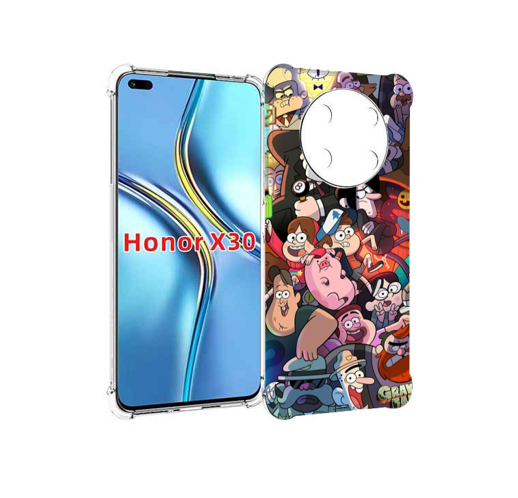 

Чехол MyPads гравити-фолз для Honor X30 / Magic4 Lite 5G, Прозрачный, Tocco