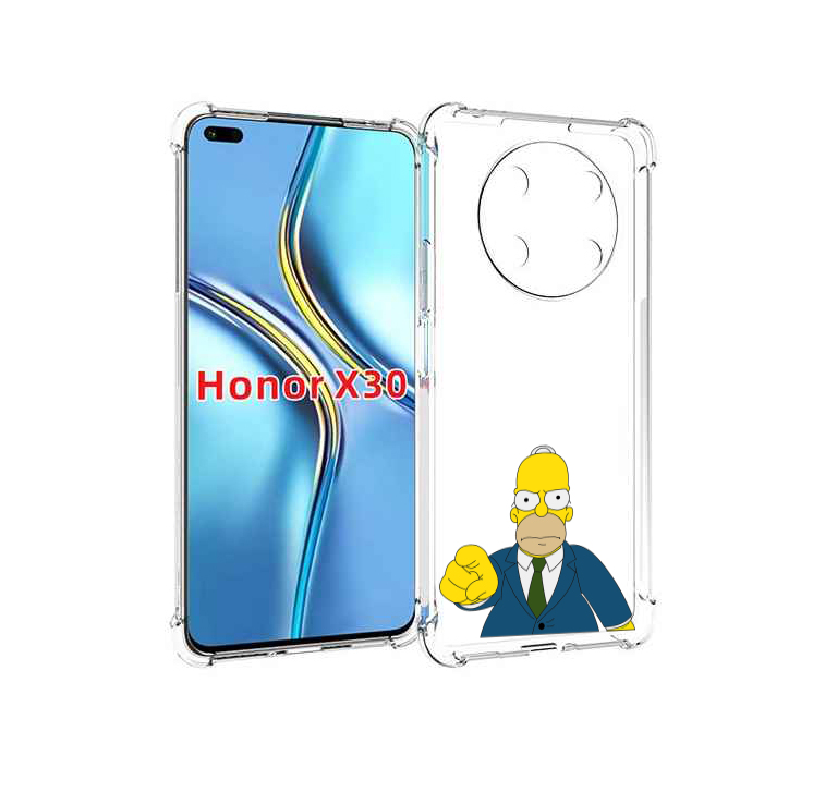 

Чехол MyPads гомер-злой для Honor X30 / Magic4 Lite 5G, Прозрачный, Tocco