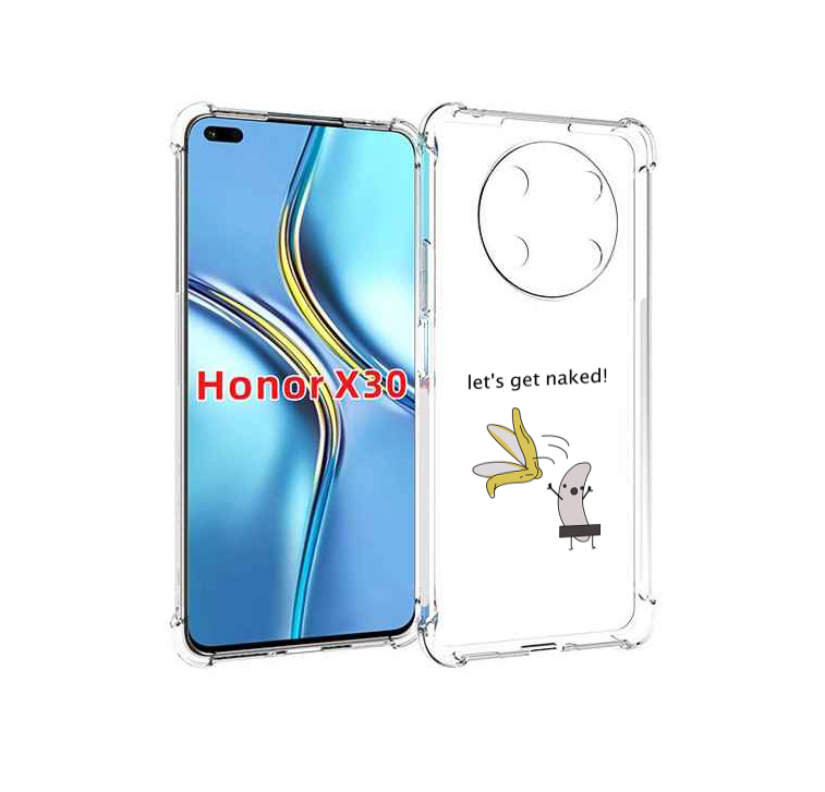 

Чехол MyPads голый-банан для Honor X30 / Magic4 Lite 5G, Прозрачный, Tocco