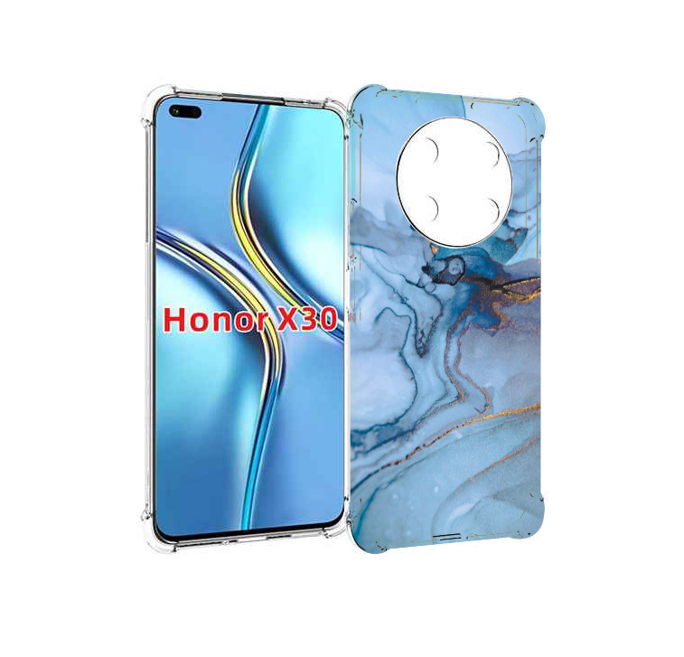 

Чехол MyPads голубой мрамор для Honor X30 / Magic4 Lite 5G, Прозрачный, Tocco