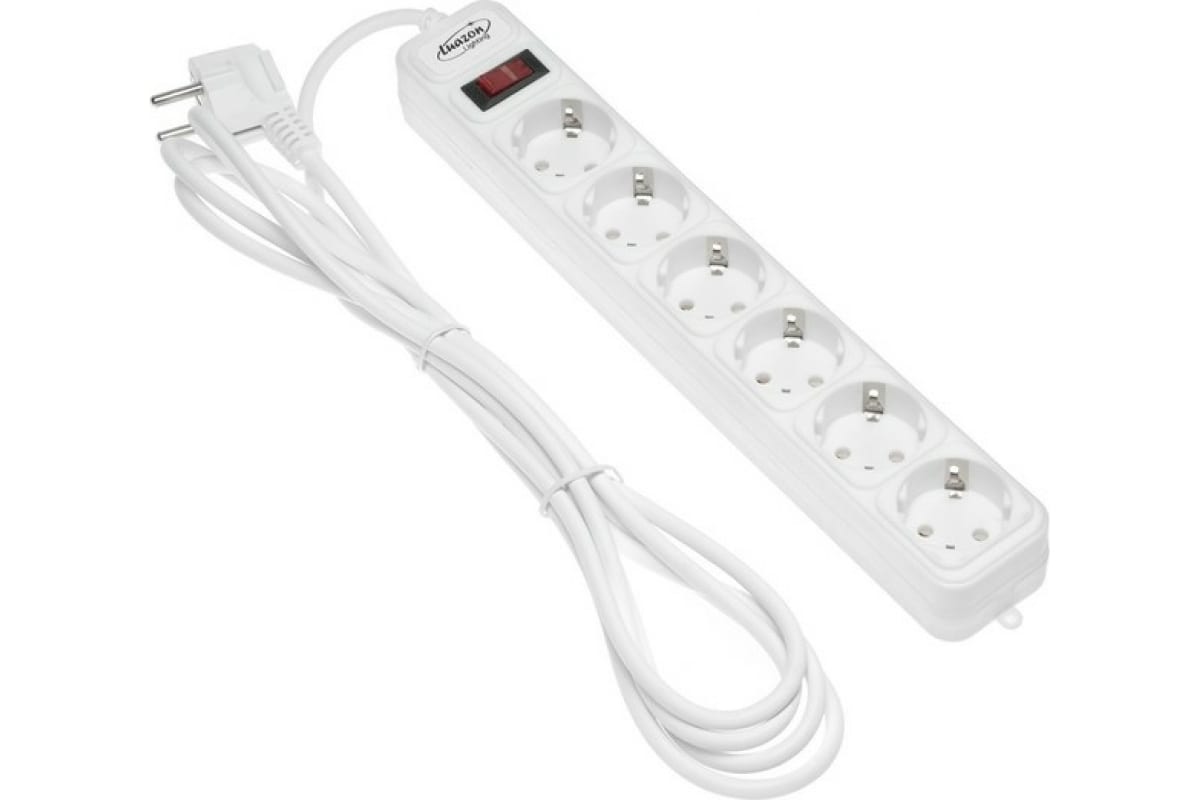 Сетевой фильтр Luazon Lighting 6 Sockets 1.8m 4457524