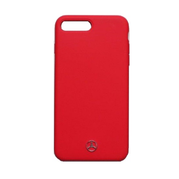 фото Чехол для iphone 8 plus mercedes-benz silicone case красный nobrand