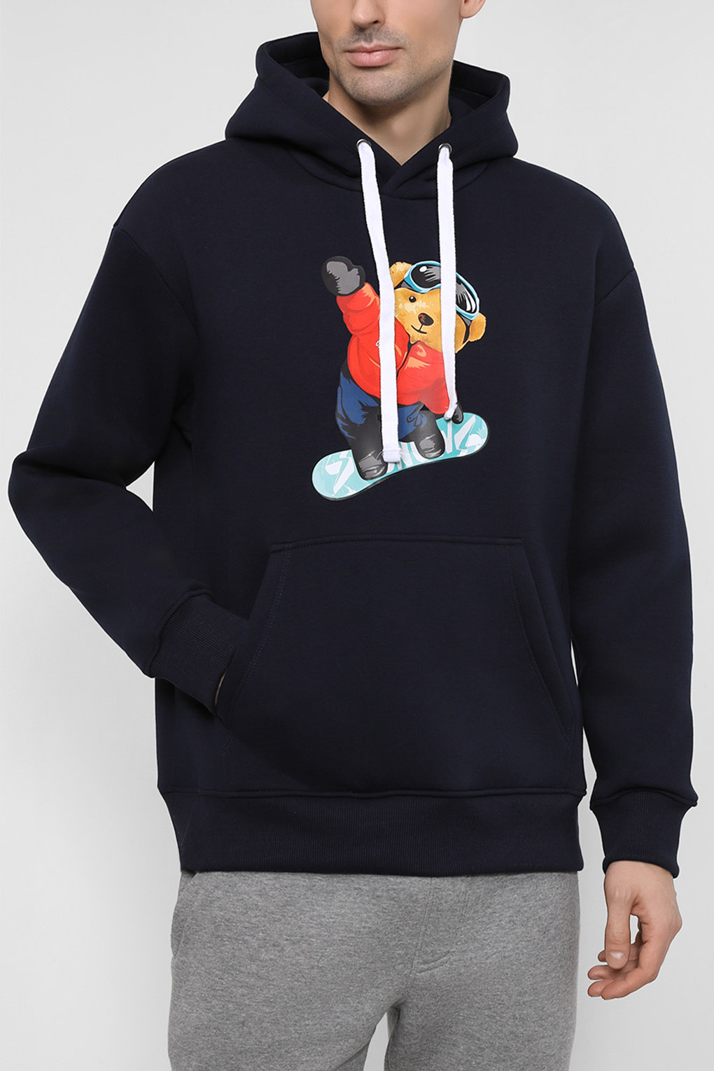 

Худи мужское MARCO DI RADI MDR220811237-205 синее 2XL, Синий, MDR220811237-205