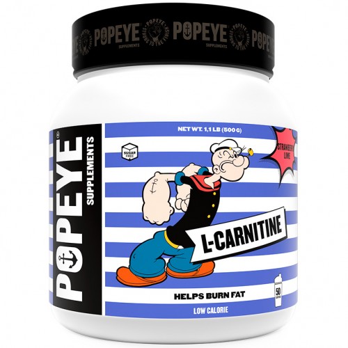 

L-carnitine, Popeye Supplements L-Carnitine - 500 грамм, клубника-лайм, L-Carnitine