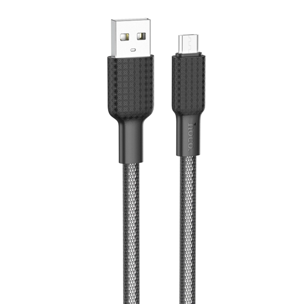 фото Кабель micro usb - usb hoco x69m 1 м белый, черный