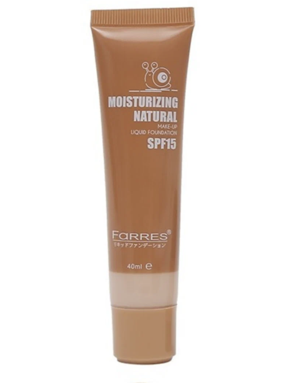 фото Тональный крем фаррес farres с экстрактом улитки moisturizing natural 02 натураль