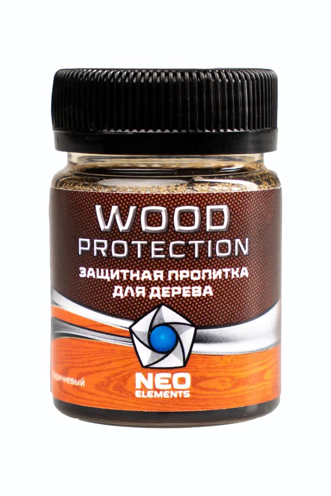

Пропитка для дерева Wood Protection корич., 50мл. ФР-00000664, Wood protection