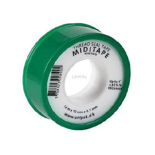 

Лента фум Miditape 12м*12мм*0,1мм зелёная