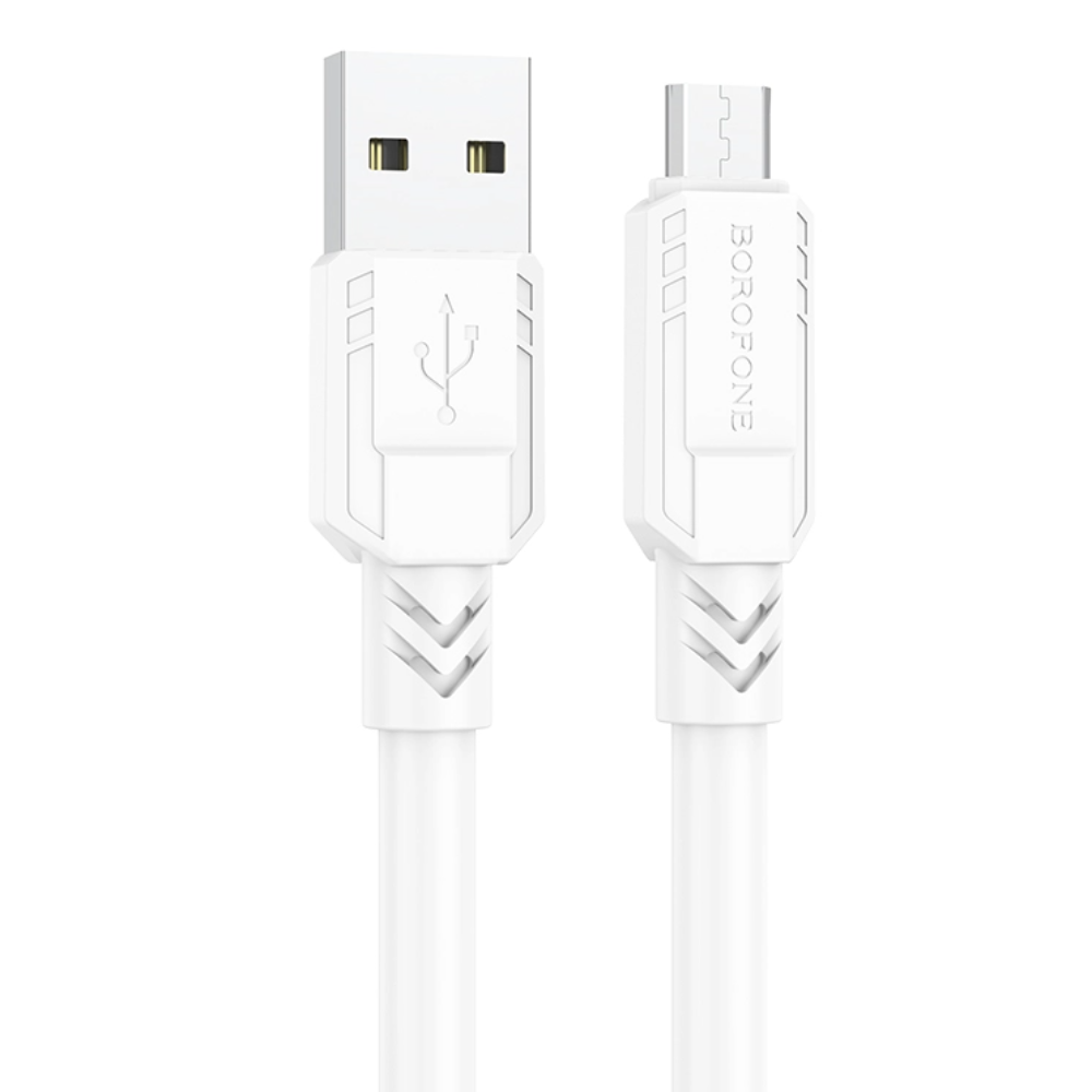 

Кабель micro usb - usb Borofone BX81m 1 м белый, BX81m