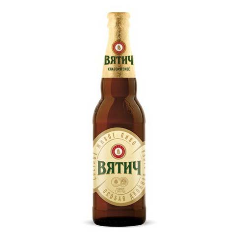 

Пиво Вятич Классическое светлое 4,9% 0,45 л