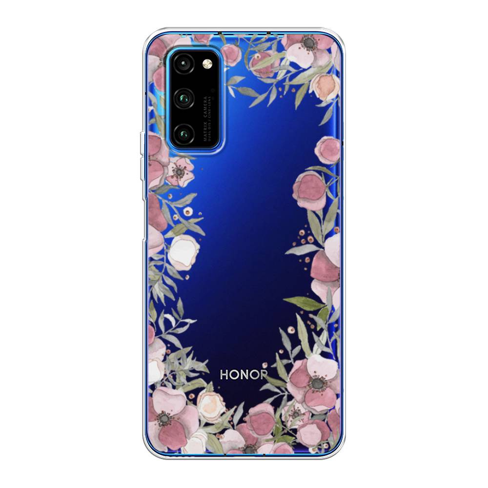 

Чехол Awog на Huawei Honor V30 Pro "Розовая цветочная рамка", Розовый;зеленый, 611450-8