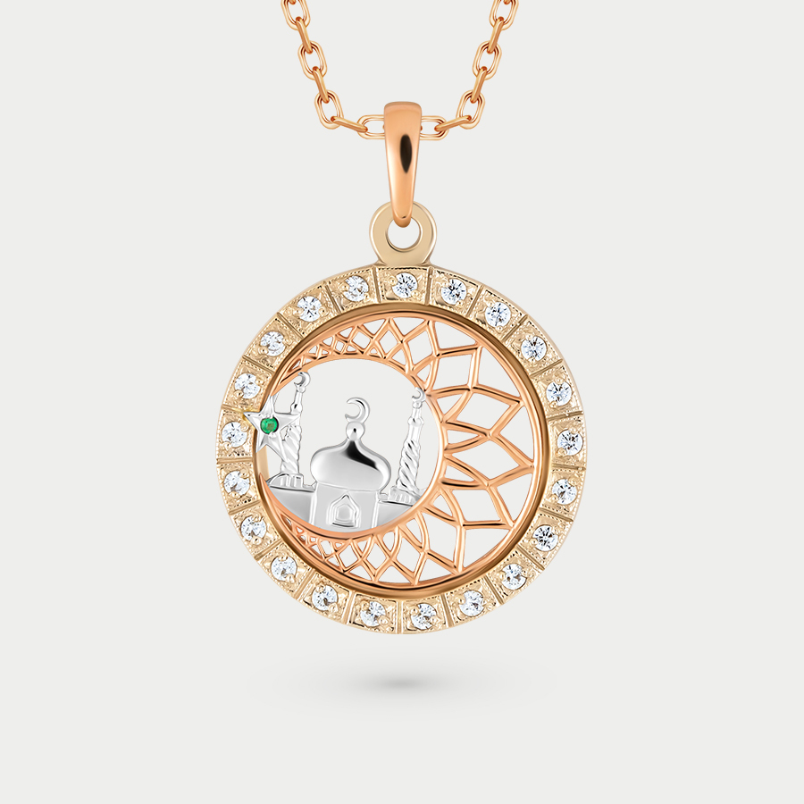 

Подвеска из золота с фианитом GOLD CENTER 75283, 75283