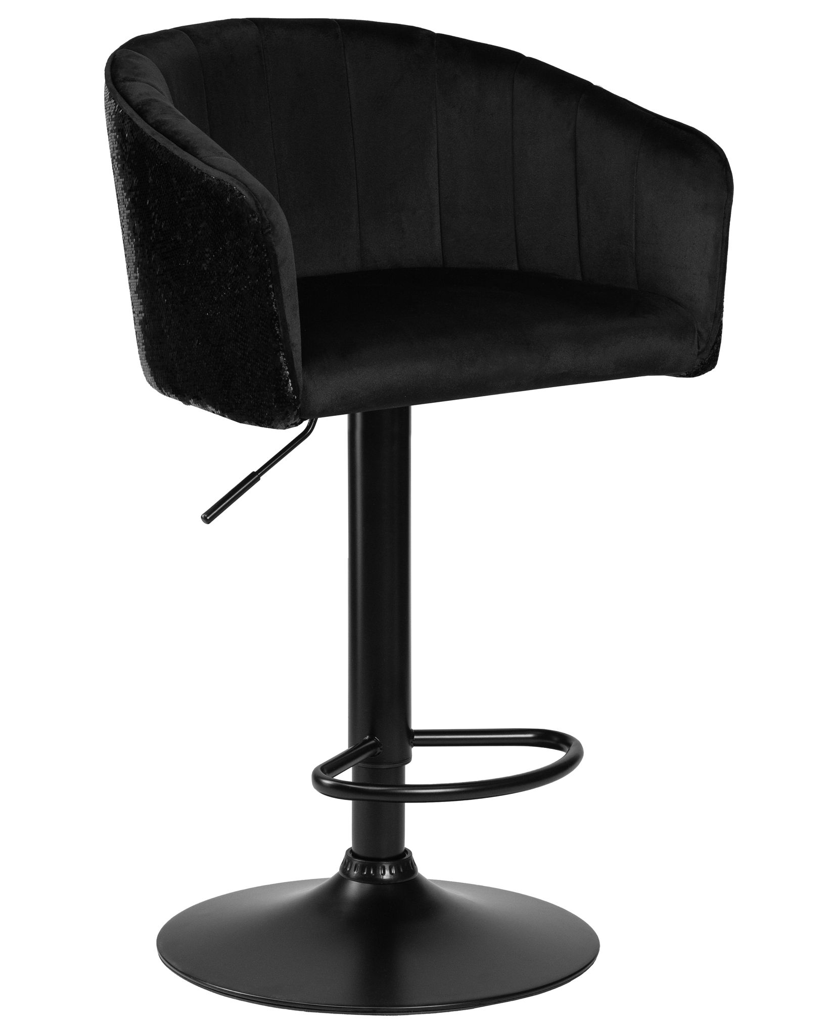 

Барный стул Империя стульев DARCY BLACK SHINY черный, DARCY BLACK SHINY