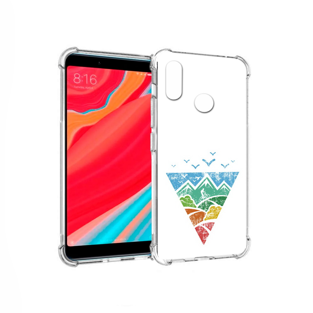 

Чехол MyPads Tocco для Xiaomi Redmi S2 Лес земля море чайки (PT111025.312.105), Прозрачный, Tocco