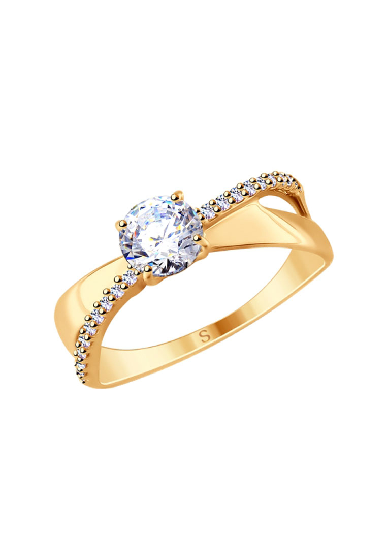 

Кольцо из серебра с фианитом р. , SOKOLOV 93010785, 93010785_k