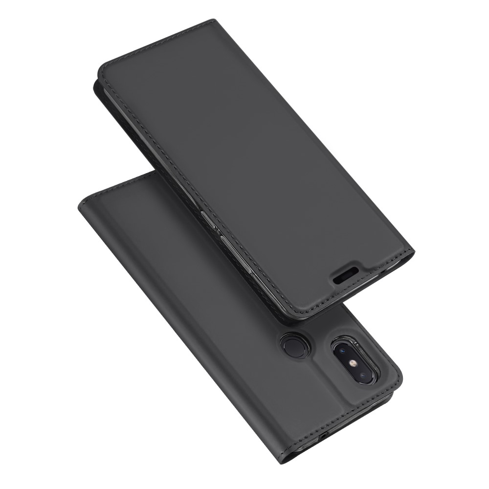 

Чехол-книжка для Xiaomi Mi 8SE, DU DU, боковой, серый