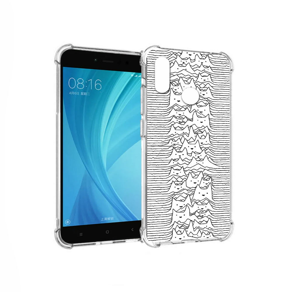 

Чехол MyPads Tocco для Xiaomi Redmi Note 5 черно белые коты 3D (PT113434.311.682), Прозрачный, Tocco