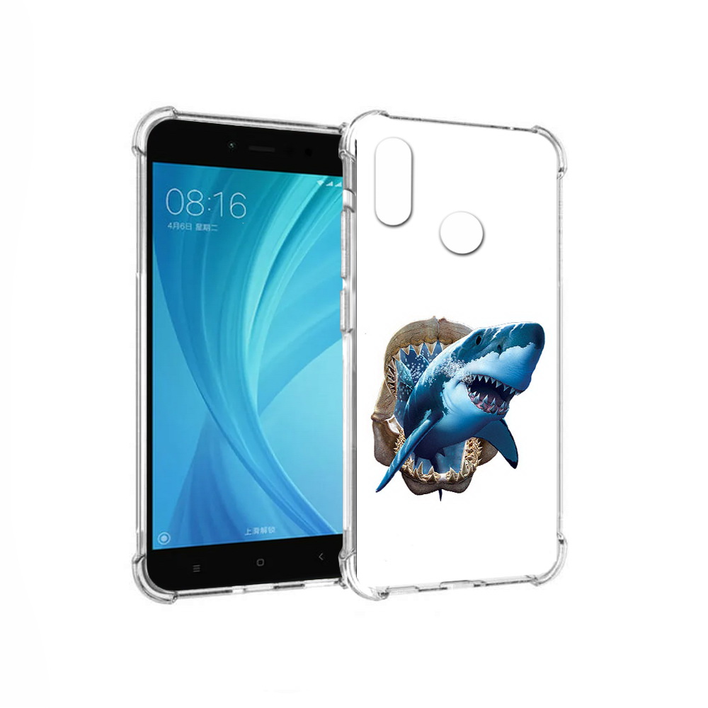 

Чехол MyPads Tocco для Xiaomi Redmi Note 5 челюсти (PT113434.311.675), Прозрачный, Tocco