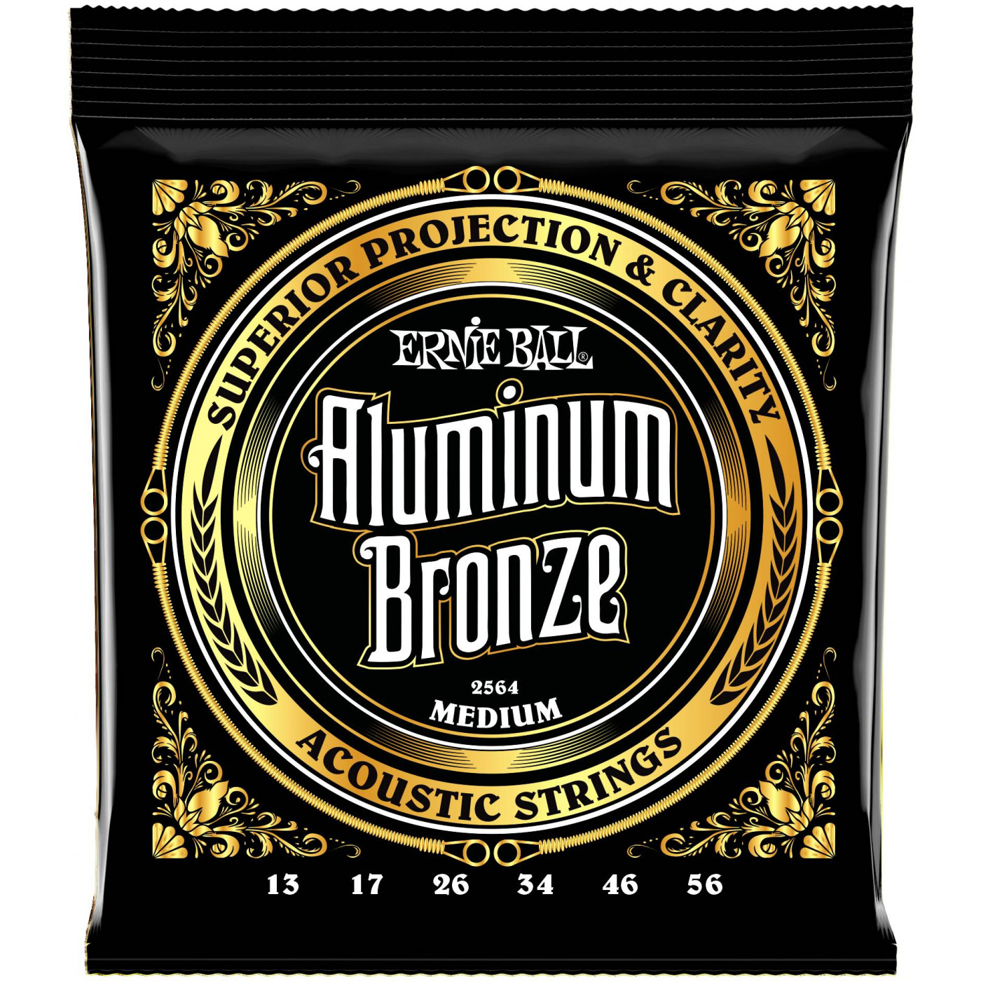 

Струны для акустической гитары ERNIE BALL 2564 Aluminum Bronze Medium 13-56