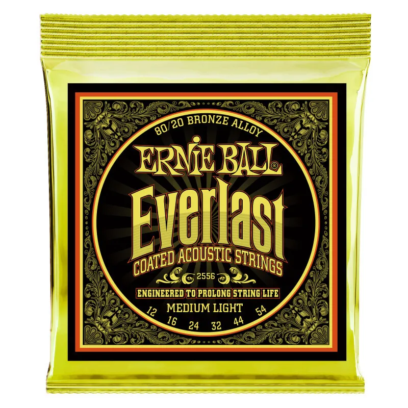 

Струны для акустической гитары ERNIE BALL 2556 Everlast Coated 80/20 Bronze Medium Light 1