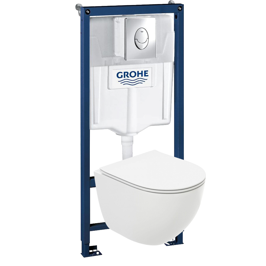 Комплект инсталляция и унитаз подвесной GROHE Rapid SL GH 39188001