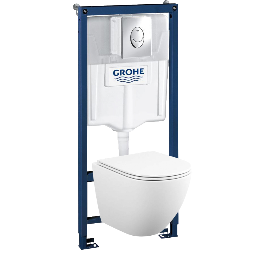 

Комплект инсталляция и унитаз подвесной GROHE Rapid SL GH 39187001, Rapid SL GH