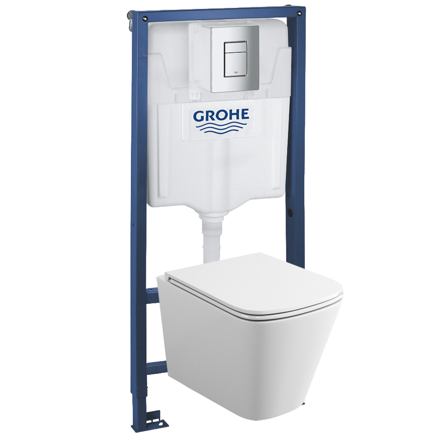 

Комплект инсталляция и унитаз подвесной GROHE Rapid SL GH 39185001, Rapid SL GH