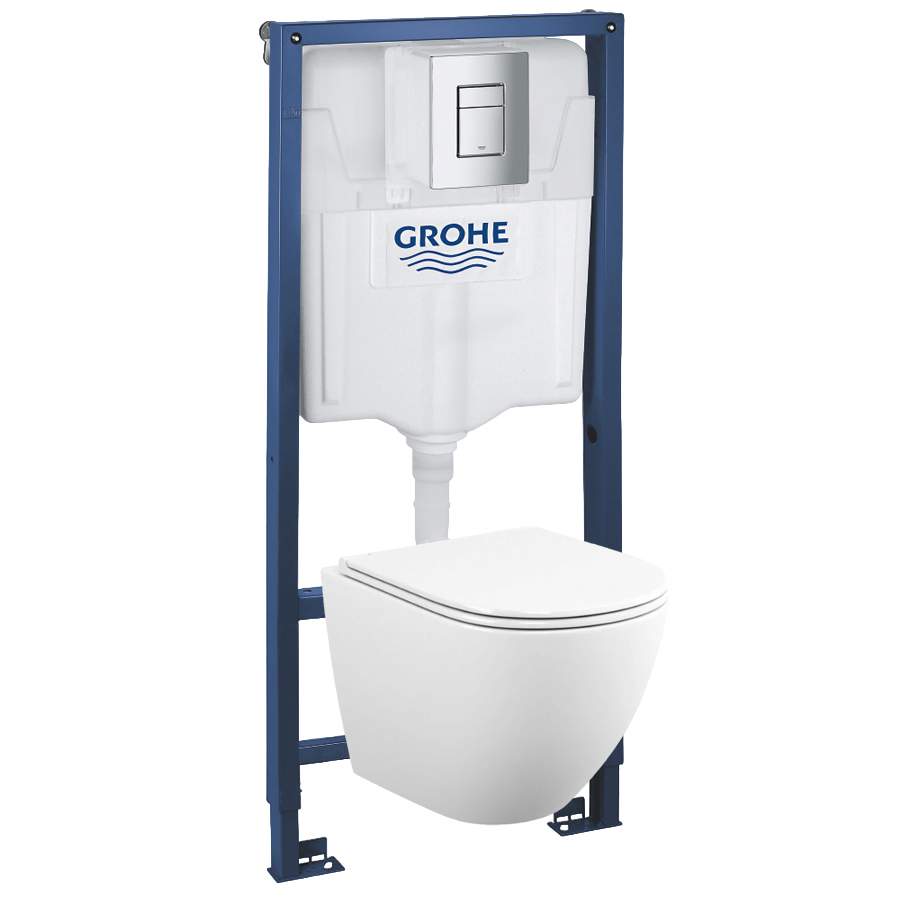 

Комплект инсталляция и унитаз подвесной GROHE Rapid SL GH 39181001, Rapid SL GH