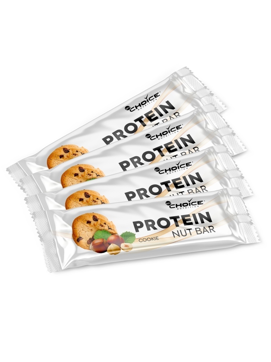 

MyChoice Nutrition Protein Nut Bar (4 шт) печенье, Protein Nut Bar (4 шт) печенье