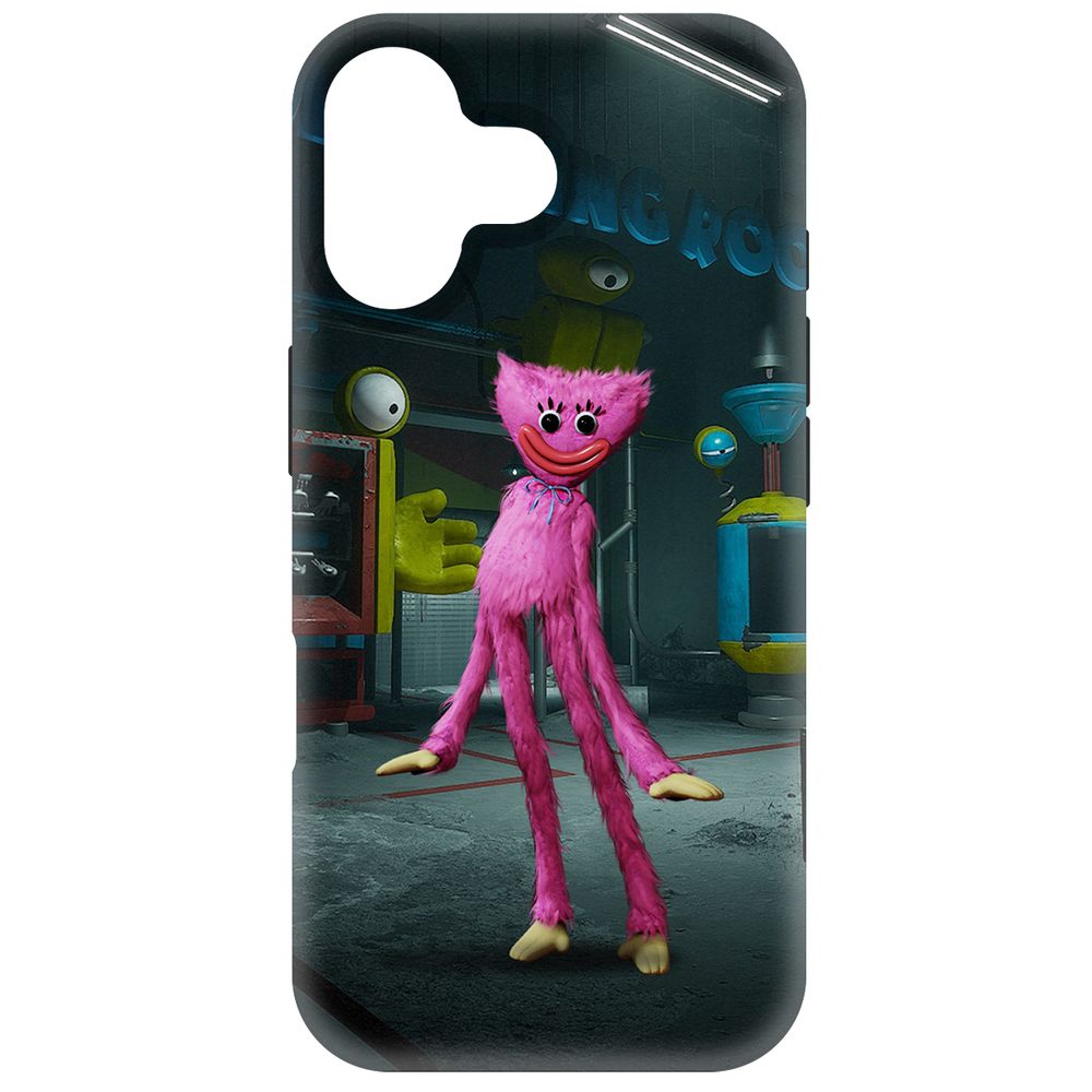 

Чехол-накладка Krutoff Soft Case Хаги Ваги - Киси Миси для iPhone 16 черный