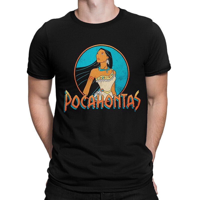 

Футболка мужская Dream Shirts Покахонтас 10007332 черная 3XL, Покахонтас 10007332