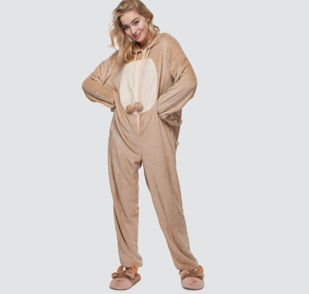 

Кигуруми унисекс Marmalato 813-195 130752 бежевый S, 813-195 130752