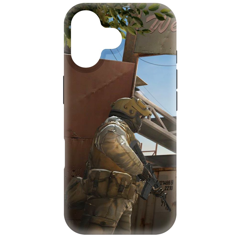 

Чехол-накладка Krutoff Soft Case Cтандофф 2 (Standoff 2) - Rust для iPhone 16 черный