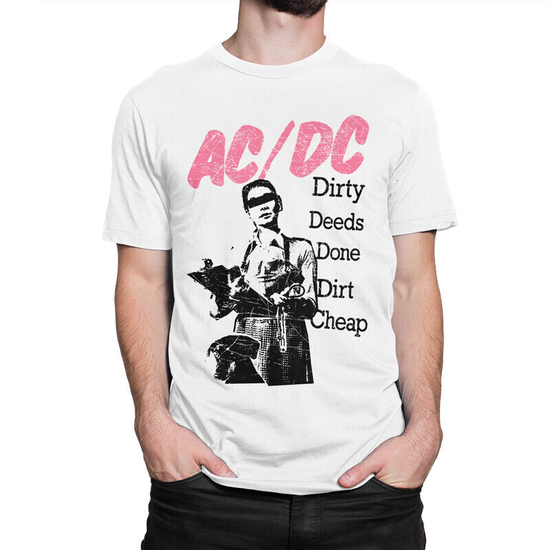 

Футболка мужская Dream Shirts AC/DC 10007272 белая S, AC/DC 10007272