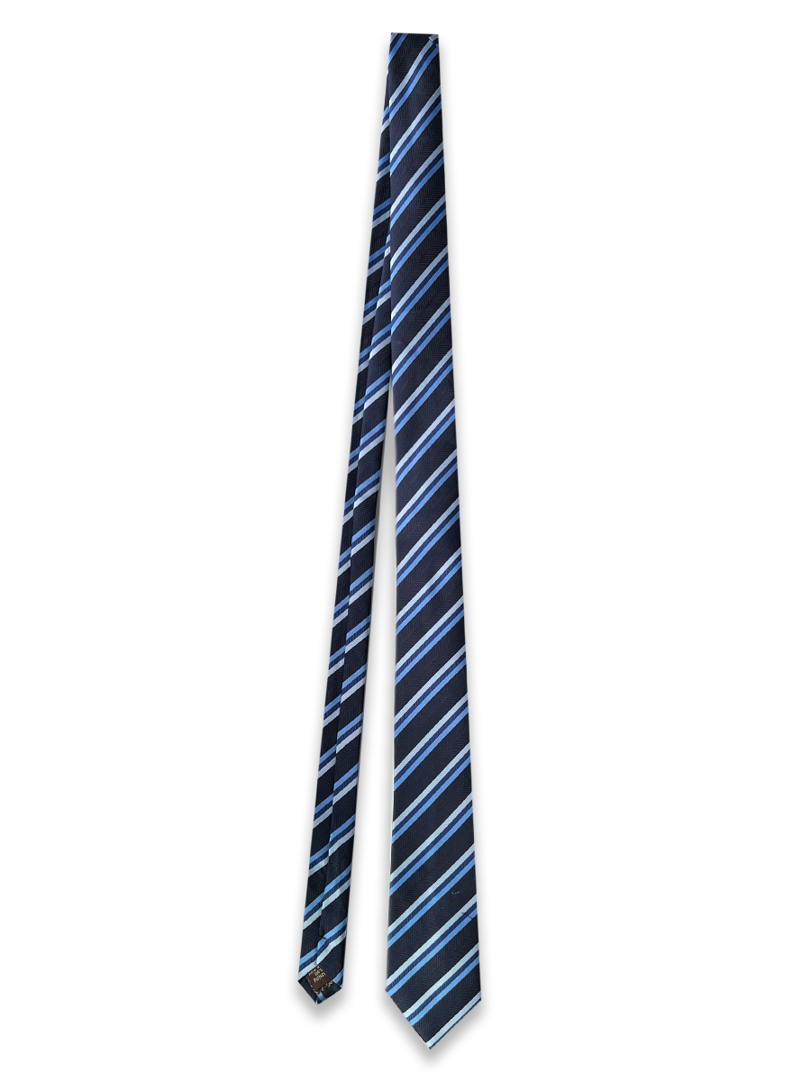

Галстук мужской Sichuan Fflourish Silk Co., Ltd. HLS-051-7 синий, Черный, HLS-051-7