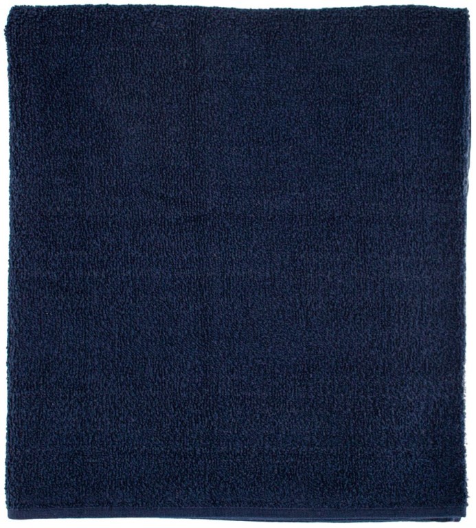 Полотенце Практичный выбор 70 х 120 см махровое темно-синее